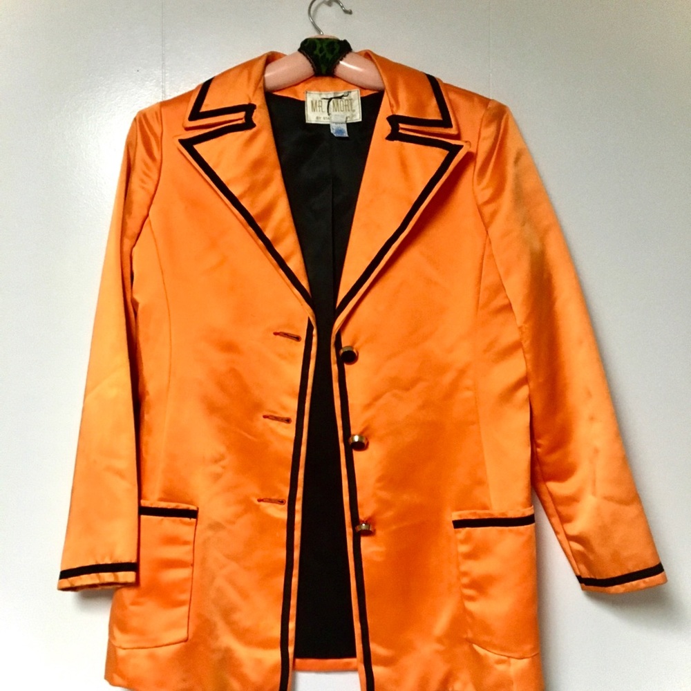 Vintage Stan Herman for Mr Mort satin blazer 1960s